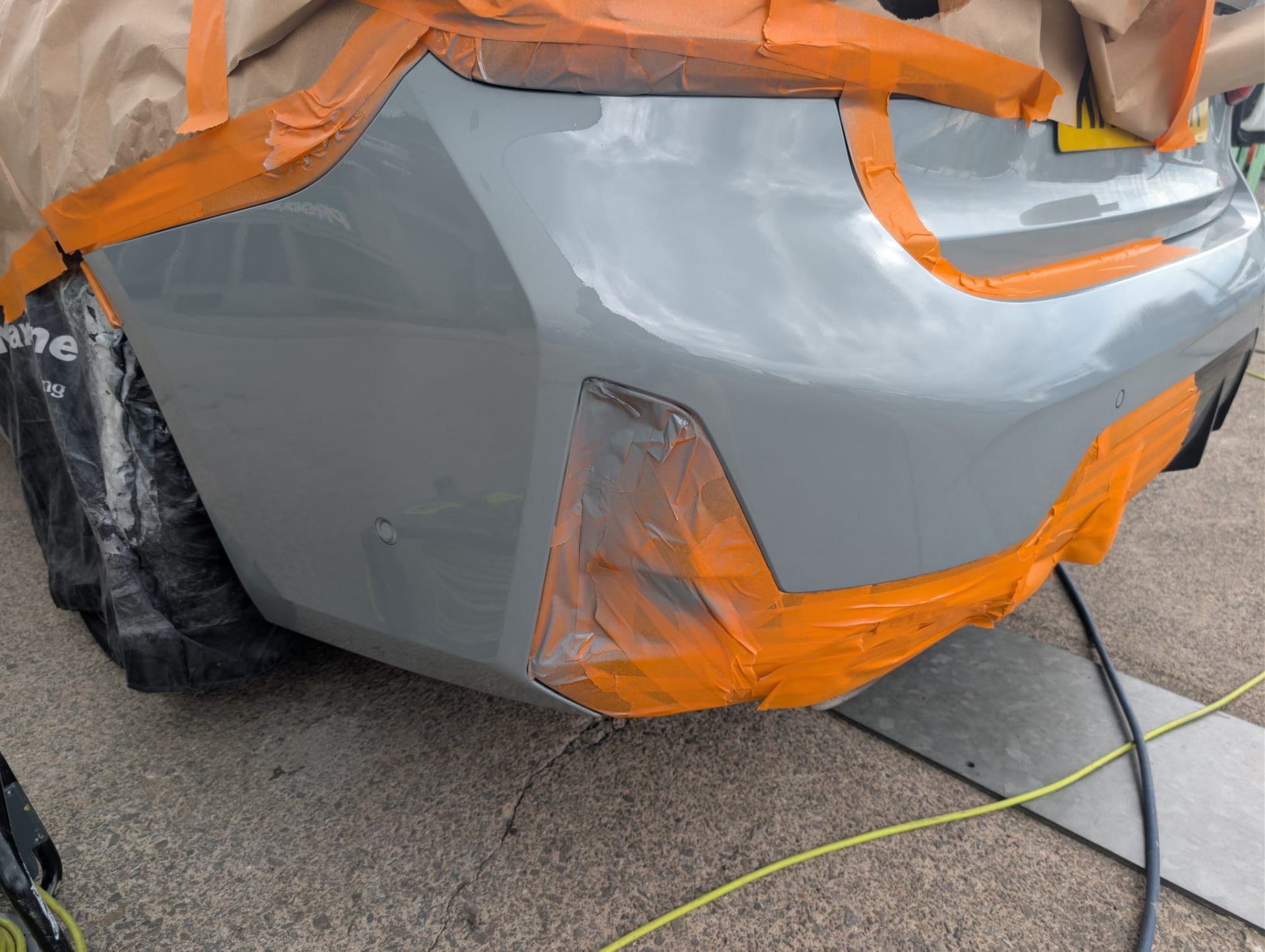 Bumper Repairs damage example